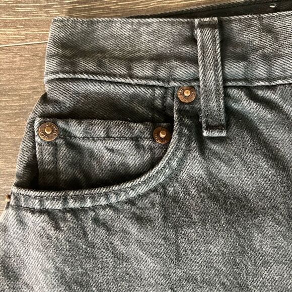 RE/DONE 90’s Mini Skirt in Washed Black. Size 26. NWT! - Picture 5 of 16